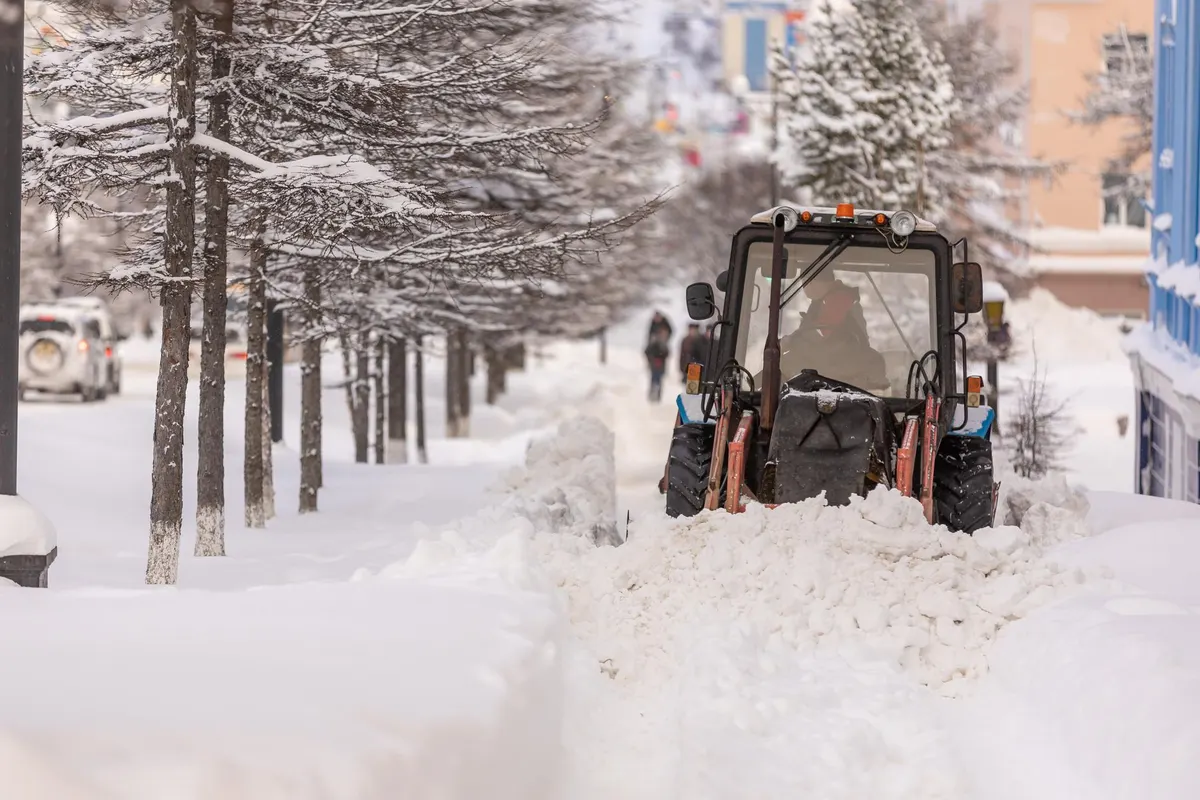 Sidewalk snow removal service in North Liberty, Iowa
