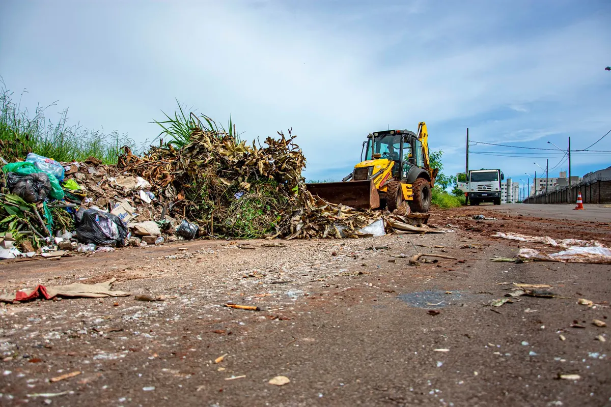 Yard debris cleanup after winter in Hiawatha, Iowa