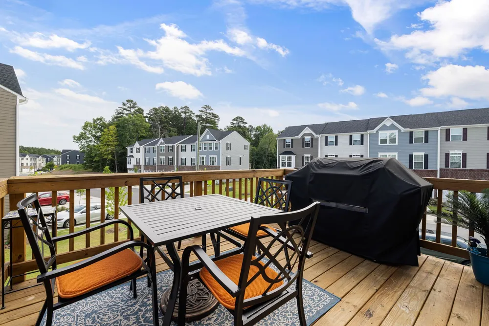 Wood deck pressure washing and restoration in Iowa City, Iowa